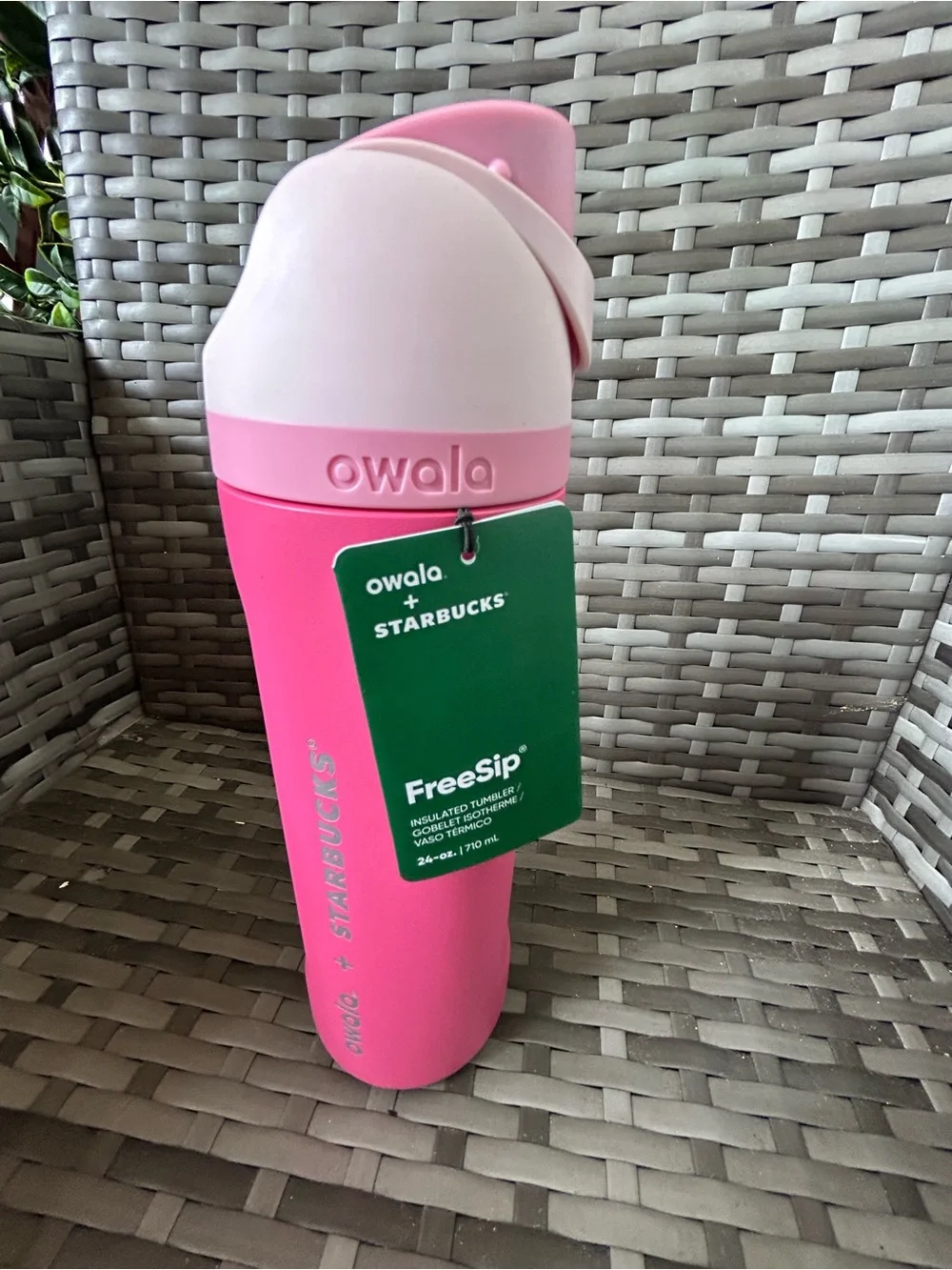 Starbucks Pink Owala FreeSip Insulated Tumbler